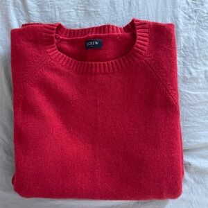 J. Crew Vibrant Red Women’s Sweater Size Large Valentines